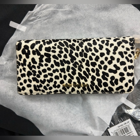 Michael Kors Jet Set Travel Signature Continental Wallet (Lt Cream Calf Hair)NWT - Picture 4 of 12